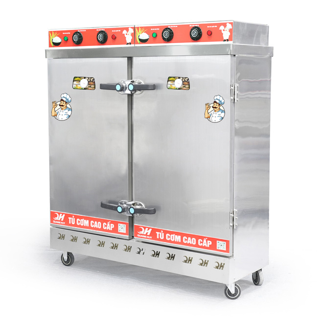 Tủ nấu cơm 24 khay nấu từ 80kg Gạo/Mẻ