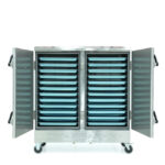 Tủ nấu cơm 24 khay nấu từ 80kg Gạo/Mẻ không điều khiển