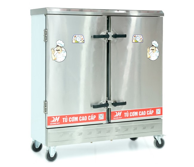 Thiết kế b&ecirc;n ngo&agrave;i tủ cơm 24 khay