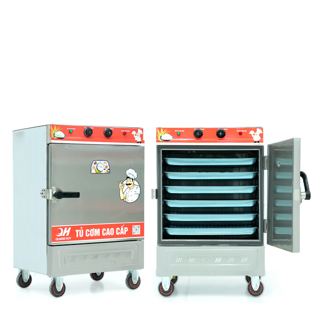 Tủ nấu cơm 6 khay nấu từ 20kg Gạo/Mẻ
