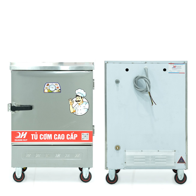 Tủ nấu cơm 6 khay nấu từ 20kg Gạo/Mẻ không điều khiển