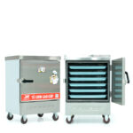 Tủ nấu cơm 6 khay nấu từ 20kg Gạo/Mẻ không điều khiển