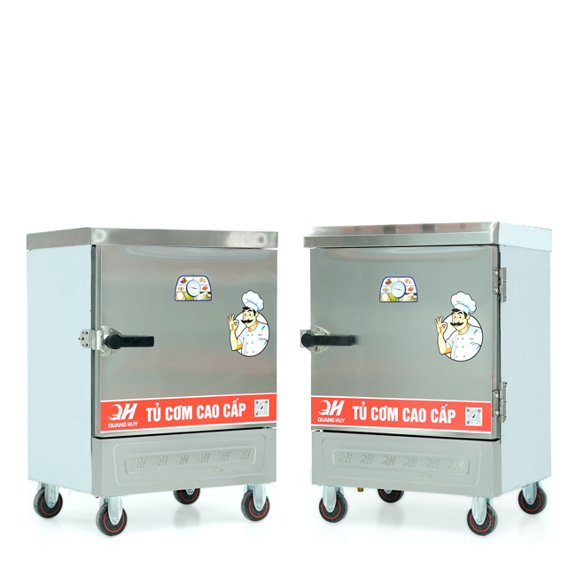 Tủ nấu cơm 6 khay nấu từ 20kg Gạo/Mẻ không điều khiển