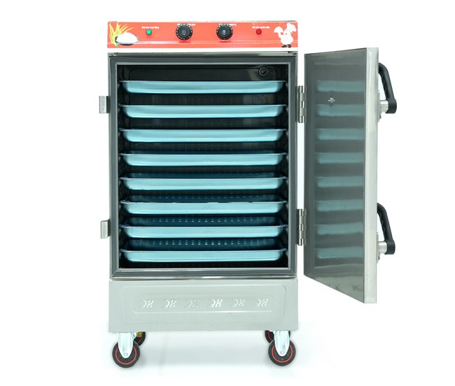 Tủ nấu cơm 8 khay mặt trước