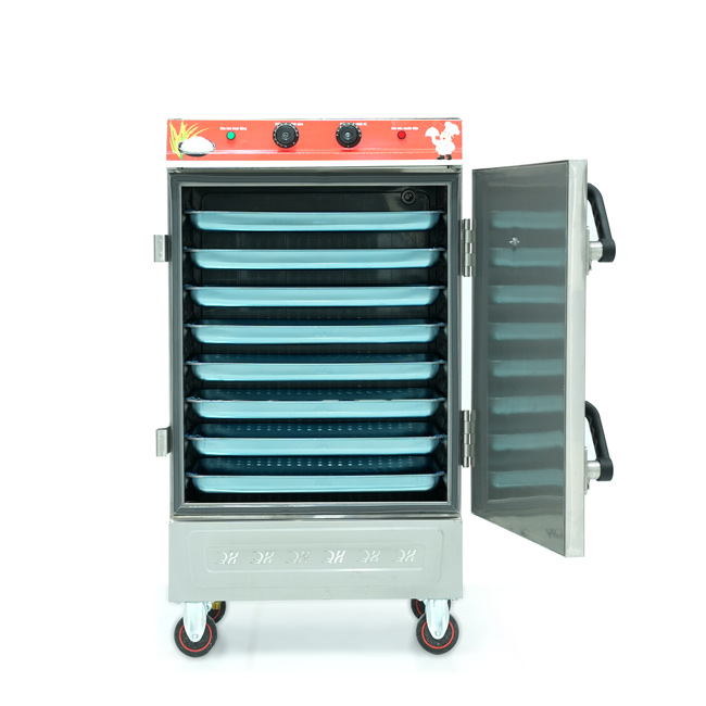 Tủ nấu cơm 8 khay nấu từ 26kg Gạo/Mẻ