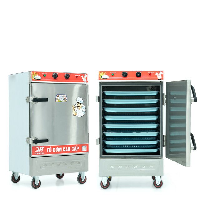 Tủ nấu cơm 8 khay nấu từ 26kg Gạo/Mẻ