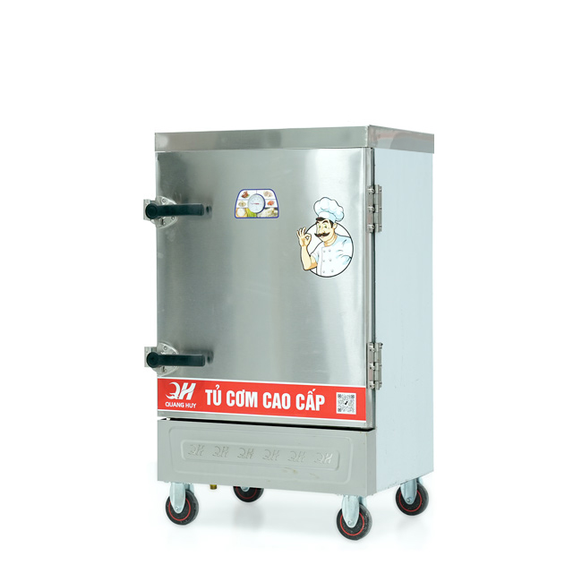 Tủ nấu cơm 8 khay nấu từ 26kg Gạo/Mẻ không điều khiển