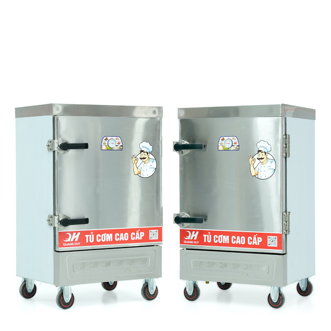 Tủ nấu cơm 8 khay nấu từ 26kg Gạo/Mẻ không điều khiển