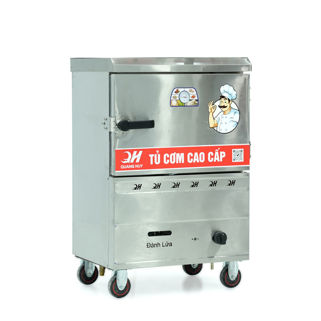 Tủ cơm công nghiệp 4 khay gas TC4G-VN