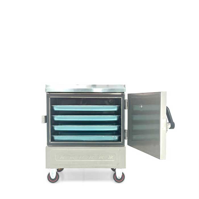 Tủ nấu cơm 4 khay nấu từ 13kg Gạo/Mẻ không điều khiển