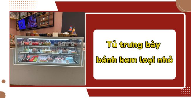 Tủ trưng bày bánh kem loại nhỏ