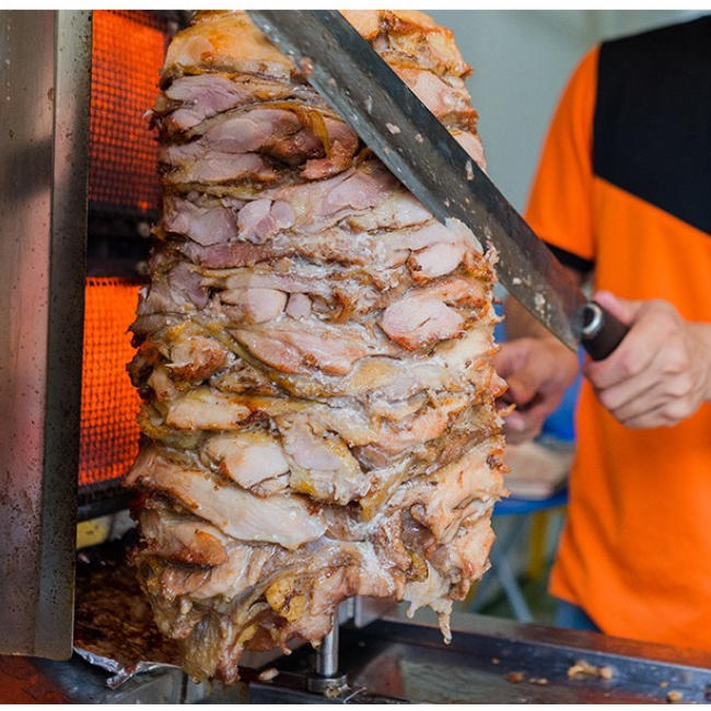 Vệ Sinh Hàng Ngày Lò Nướng Thịt Doner Kebab