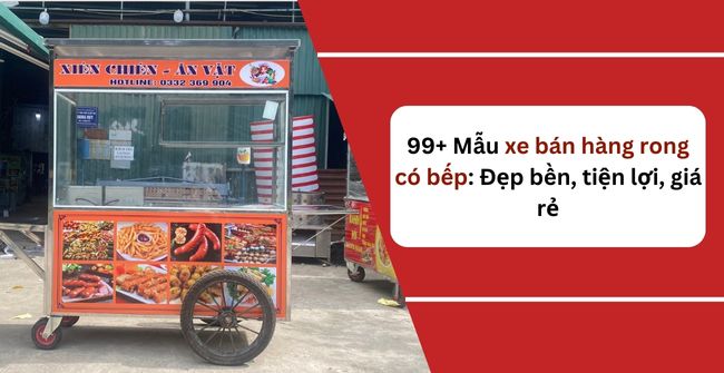 Xe bán hàng rong có bếp