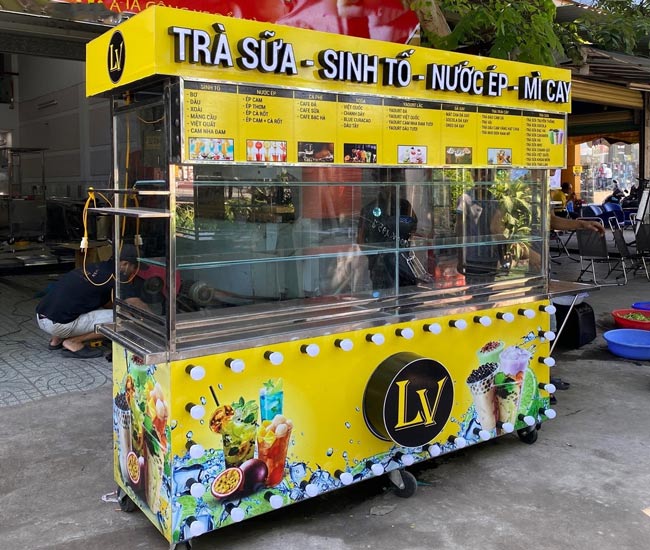 Xe bán trà sữa Kiệt Phát