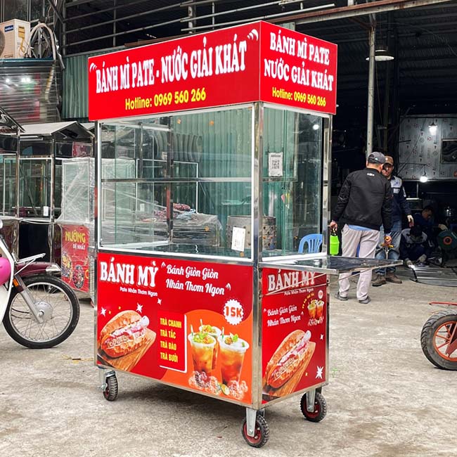 Xe bánh mì mái bằng gọn gàng, tăng diện tích hiển thị