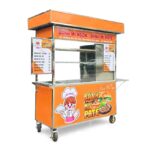 Xe bánh mì Pate mái bằng 1m5 PT1500-B