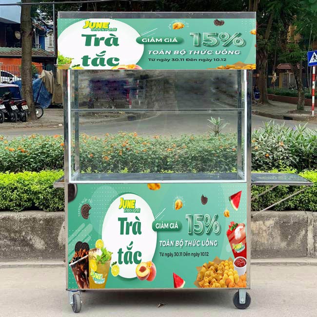 Xe trà sữa Quang Huy ấn tượng