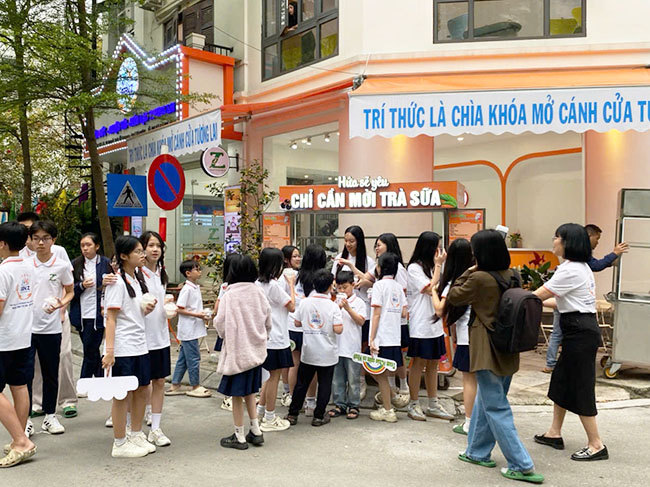 Xe trà sữa tăng sức hút hấp dẫn và thu hút khách hàng
