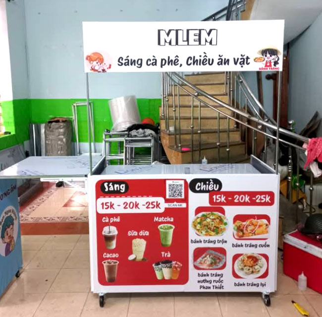 Chi phí đầu tư thấp hơn mở cửa hàng cố định