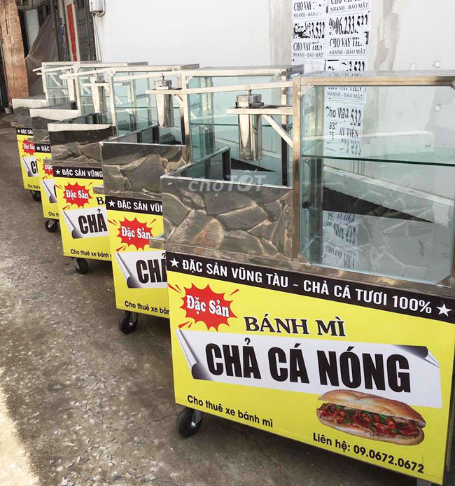 Điểm hạn chế của hình thức thuê xe bánh mì chả cá