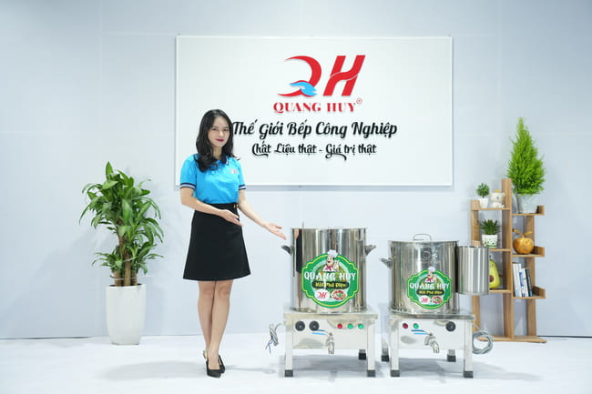 Dung tích nồi nấu phở điện 1 pha