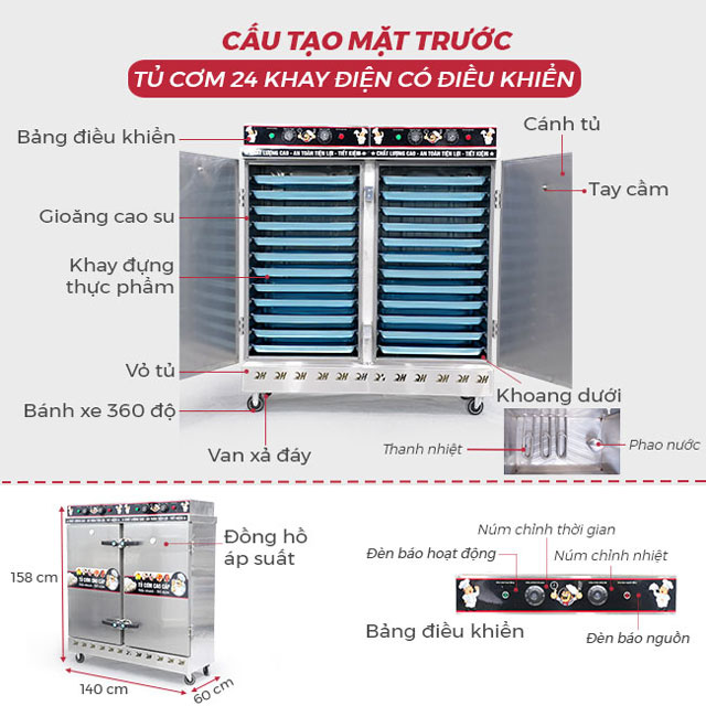 Thiết kế tủ cơm