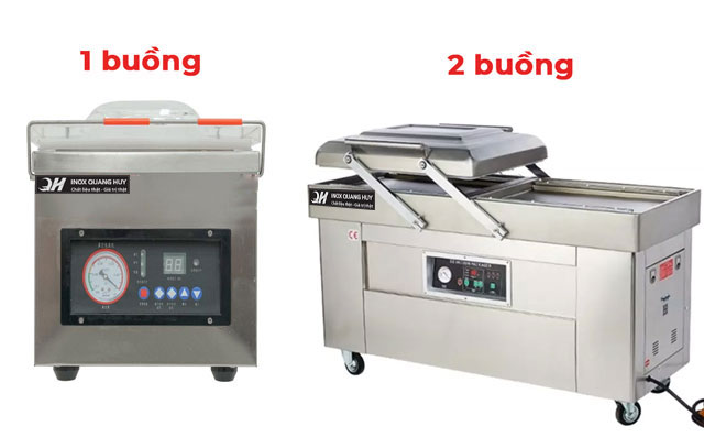 Máy hút chân không 1 buồng và 2 buồng