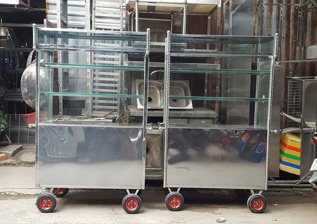 Mua trực tiếp xe bánh tráng trộn thanh lý