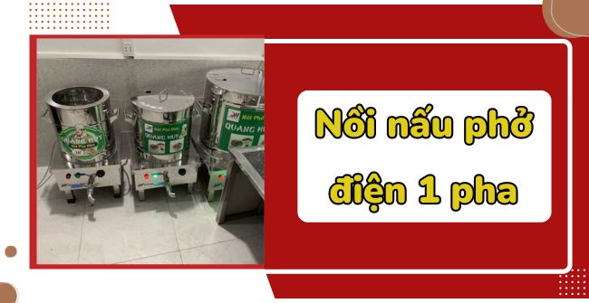 Nồi nấu phở điện 1 pha