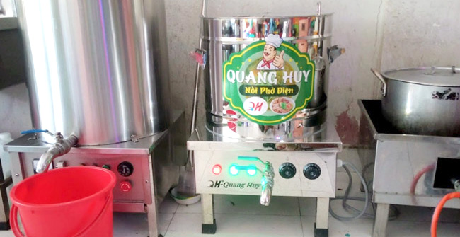 Nồi nấu phở dùng điện mấy pha