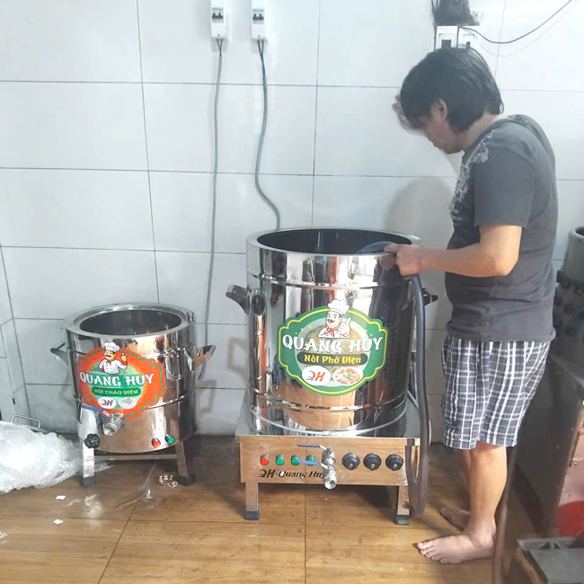 Nồi phở nhỏ d&ugrave;ng điện 1 pha