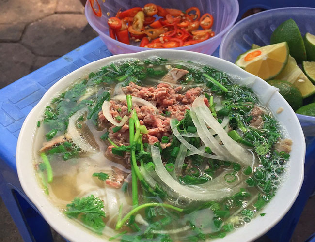 Phở tái chín