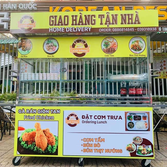 Thanh lý xe đẩy bán hàng Phạm Phúc