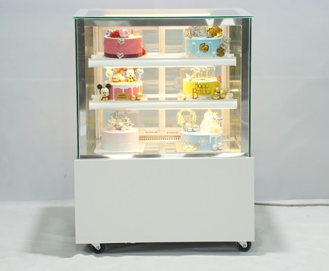 Tủ bánh kem 3 tầng 90 cửa sau