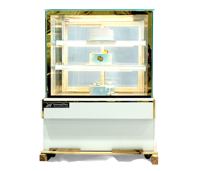 Tủ bánh kem 90cm 3 tầng cửa sau