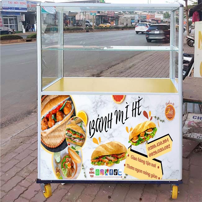 Tủ bánh mì nhôm