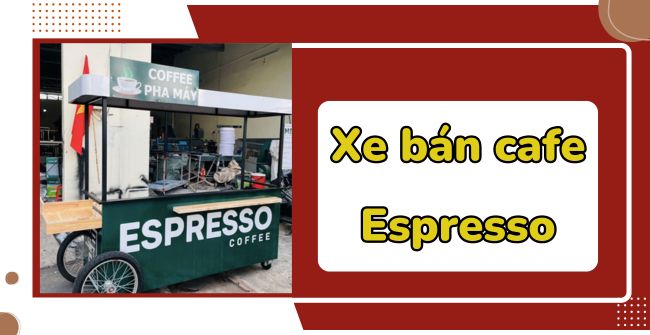 Xe bán cafe espresso