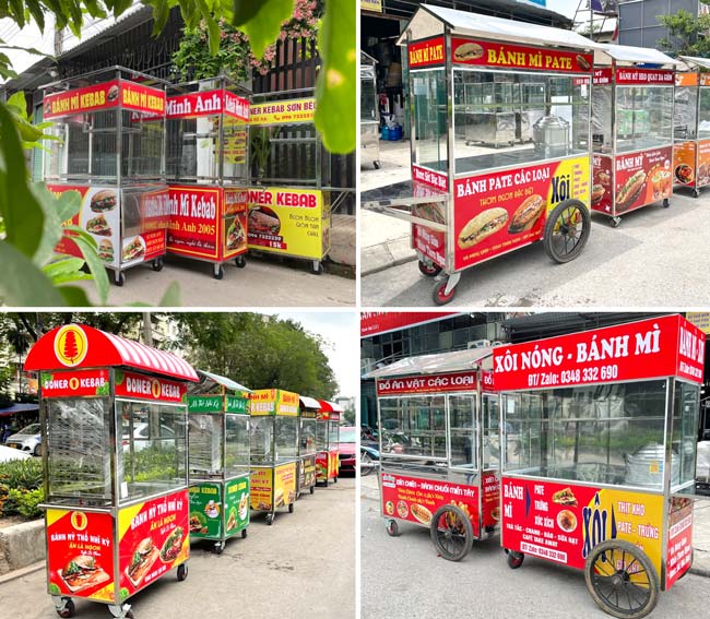 Xe bán hàng rong giá tốt