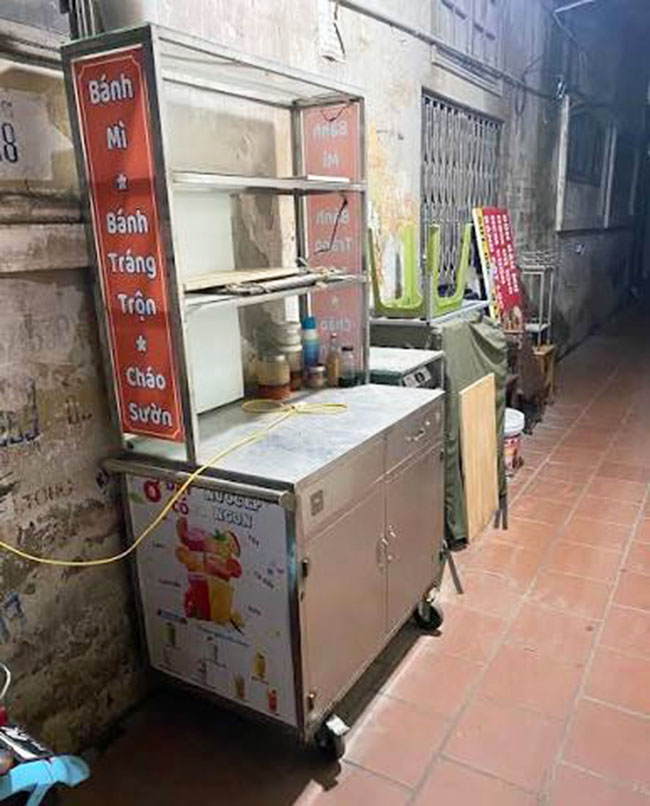 Xe bánh tráng trộn thanh lý giúp tiết kiệm chi phí đầu tư