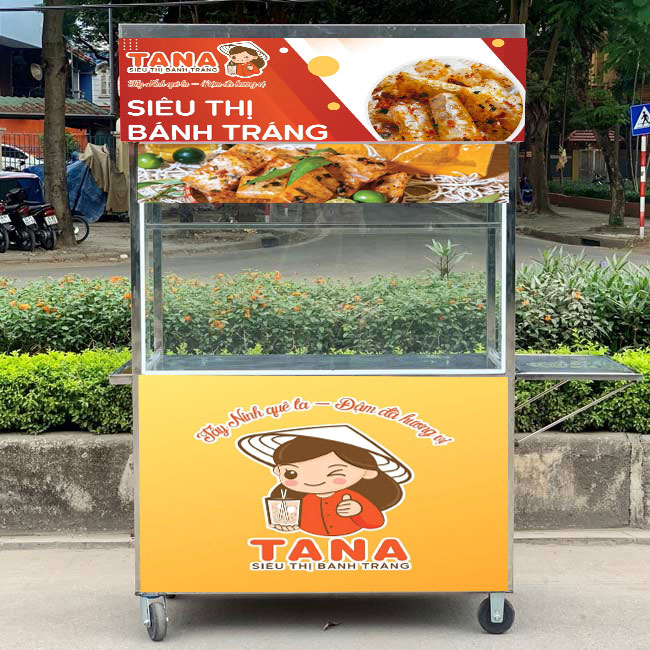 Xe Bán Bánh Tráng Trộn