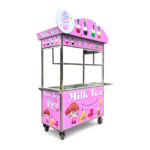 Xe trà sữa mái vòm 1m2 XI-120-MV