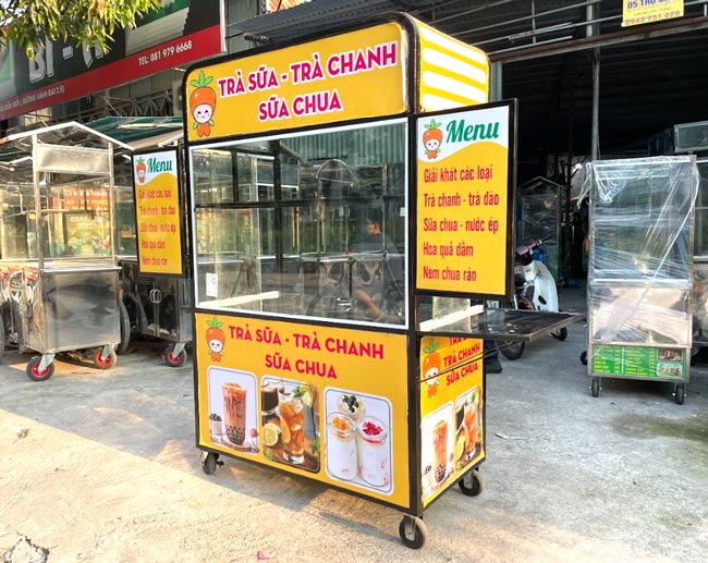 Xe trà sữa, nước ép, sinh tố