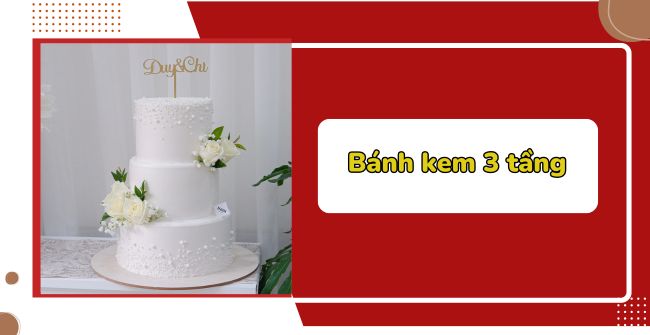 Bánh kem 3 tầng