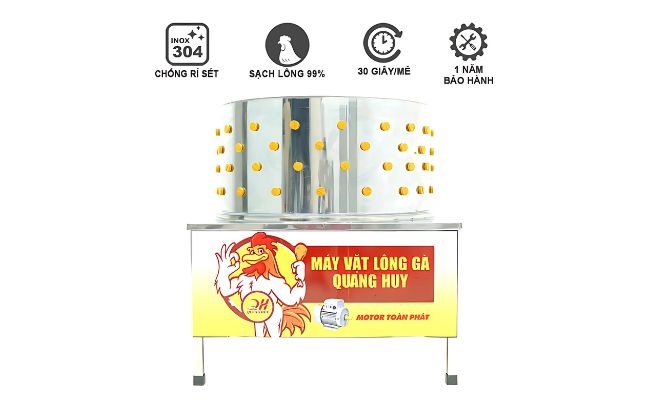 Đầu tư máy vặt lông gà công nghiệp 