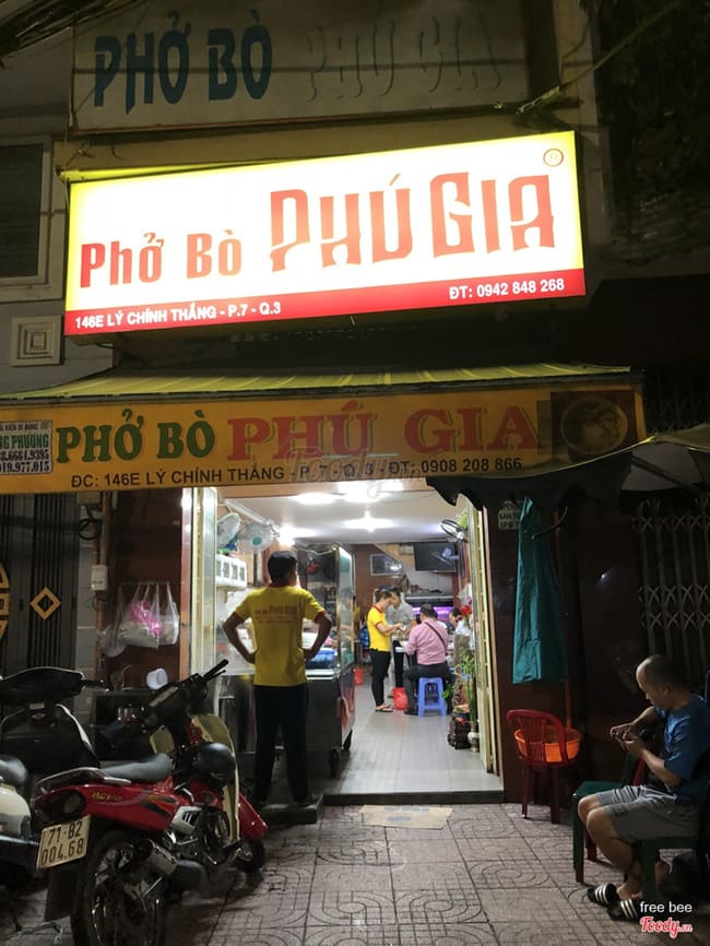 Cách di chuyển đến phở bò Phú Gia