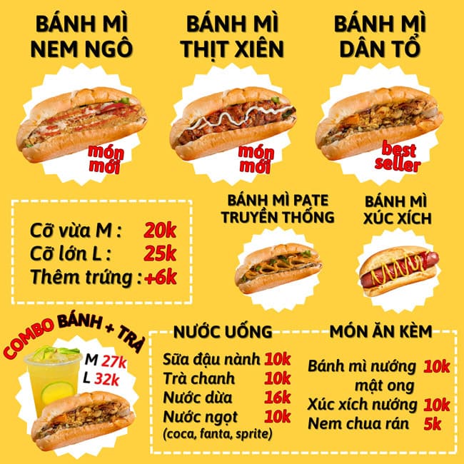 Lên menu món đa dạng