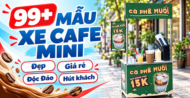 Mẫu xe cafe mini