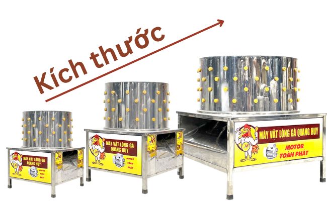 Chọn sản phẩm kích thước phù hợp