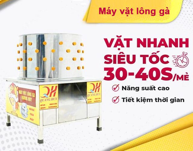 Lý do nên đầu tư máy vặt lông gà