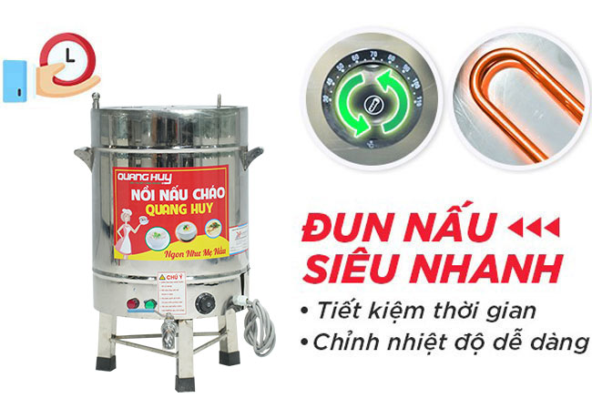 Nồi cháo điện Quang Huy